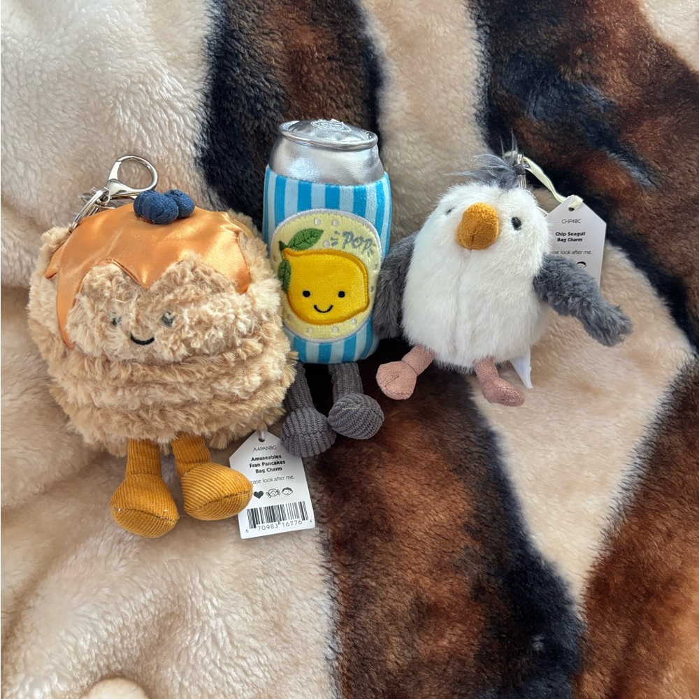 Jellycat keychain bundle